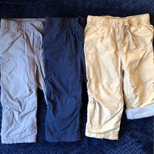 Three Old Navy Infants Cargo Pants